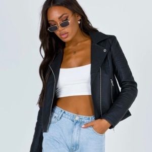 Princess Polly leather jacket